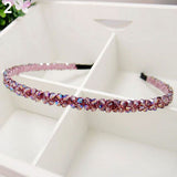 Women Handmade Headband Flower Crystal Beads Hairband Hair Band Hair Clasp Hot Selling