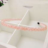 Women Handmade Headband Flower Crystal Beads Hairband Hair Band Hair Clasp Hot Selling