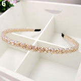 Women Handmade Headband Flower Crystal Beads Hairband Hair Band Hair Clasp Hot Selling