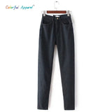 [B-222] 2014 spring new womens high cowboy harem pants vintage cowboy full length pants loose cowboy pants