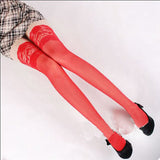 Women Ladies Sexy Lace Top Sheer Stay Up Thigh High Stockings Pantyhose 15