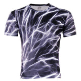 Men's Short Sleeve Polyester O-Neck T-Shirt Punk 3D thinkers/tree Printed T shirt Men t shirt M-4XL 2017 New Fashion top tees