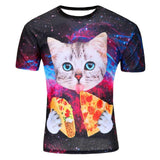 Men's Short Sleeve Polyester O-Neck T-Shirt Punk 3D thinkers/tree Printed T shirt Men t shirt M-4XL 2017 New Fashion top tees