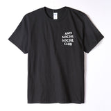 ANTI SOCIAL SOCIAL CLUB T Shirt Homme Audlt O Neck Summer Hip Hop Men t-shirt Skateboards Street Wear ASSC Tee Shirt
