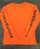 2016SS oversized t shirt urban clothing swag harajuku kpop kanye west men women long sleeve letter printed justin bieber tee