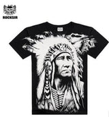 Rocksir T shirt Men 2017 New Fashion Brand Men's Casual 3D Printed Man's T shirt Cotton Men Clothes Camiseta Masculino  M-XXXL