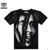 Rocksir T shirt Men 2017 New Fashion Brand Men's Casual 3D Printed Man's T shirt Cotton Men Clothes Camiseta Masculino  M-XXXL