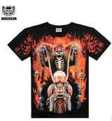 Rocksir T shirt Men 2017 New Fashion Brand Men's Casual 3D Printed Man's T shirt Cotton Men Clothes Camiseta Masculino  M-XXXL