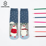 [COSPLACOOL] New cartoon animal paradise women thick warm cute funny christmas socks sox creative kawaii female winter meias