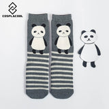 [COSPLACOOL] New cartoon animal paradise women thick warm cute funny christmas socks sox creative kawaii female winter meias