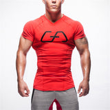 2016 New Arrival GYMShark Stringer T shirt Men Gymshark Bodybuilding and Fitness Men's Singlets  Tank Shirts fitness Clothes