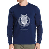 RFBear Brand Spring Autumn O neck Tops Tees Men's long sleeve T-shirt slim fit stretch men bottoming shirt Casual cotton t shirt