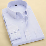 Long Sleeve Slim Men Dress Shirt 2016 Brand New Fashion Designer High Quality Solid Male Clothing Fit Business Shirts 4XL YN045