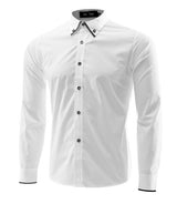 Men Dress Shirt Hawaii Casual Camisa Slimming Social Masculina Para Hombre Vestir Brand Clothing Chemise Vetement Homme 8098