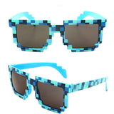 Deal with it Glasses Thug Life Glasses Pixel Women Men Sunglasses Black Mosaic Sun Glasses Women's Masculine Mirrored