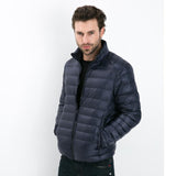 2016 Autumn Winter Duck Down Jacket, Ultra Light Thin plus size winter jacket for men Fashion mens Outerwear coat