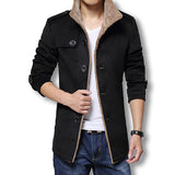 2016 Men Long Wool Coat Winter Men Jackets And Coats Slim Fit Men Windbreaker High Quality Trench Coat   Plus Size Hot Sale