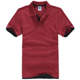 Brand New Men's Polo Shirt Men Cotton Short Sleeve shirt sportspolo jerseys golftennis Plus Size XS - 3XL camisa Polos homme