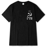 Eqmpowy2017 Gosha Rubchinskiy T shirt Women Men 1:1 High Quality Palace Gosha Flag 100% Cotton T shirt Gosha Rubchinskiy T shirt