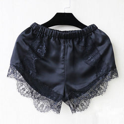 Summer New Hot 2016 Fashion Black/White Free Size Women Girl Elastic Casual Shorts High Waist Lace Shorts Croth Fitness