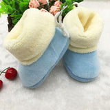 New Winter Newborn Baby Flock Warm Pre-walker Shoes Infant Boy Girl Toddler Soft Soled First Walker