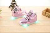 cute cartoon lightning baby shoes hello kitty flash solid shoes for 9M-6yrs baby newborn infantil outdoor causal shoes hot sale