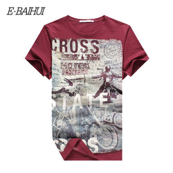E-BAIHUI  Summer Men Cotton Clothing Dsq  T-shirtS Camisetas t shirt Fitness tops TeeS Skateboard Moleton mens t-shirts  Y032