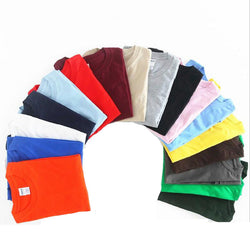 2016 New Solid color T Shirt Mens Black And White 100% cotton T-shirts Summer Skateboard Tee Boy Skate Tshirt Tops F18