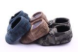New Solid Camo Leopard Style Infant Toddler Boys Girls Kids First Walkers Shoes Newborn Baby Moccasins Soft Moccs Shoes Zapatos