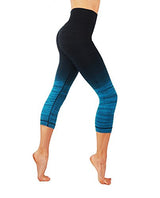 CodeFit Yoga Power Flex Dry-Fit Pants Workout Printed Leggings Ombte Print