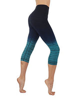 CodeFit Yoga Power Flex Dry-Fit Pants Workout Printed Leggings Ombte Print