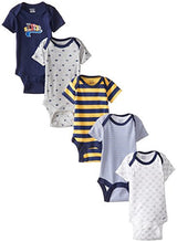 Gerber Baby Boys' 5 Pack Variety Bodysuits - Free + Shipping