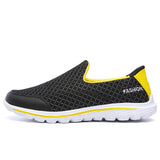 2017 Summer Shoes Fashion breathable Mesh Slip On Super Light Casual  for men flats Water Beach Shoes soft  and leisure loafers