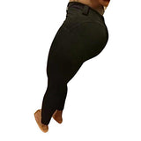 PHOTNO Women Low Waist pants Push Up Leggings Jeggings Gothic Leggings