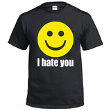 Fresh Tees I Hate You Smiley Face Emoji shirt Funny tshirts Humor tshirts