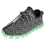 Lynnaa Boy's Girl's 7 Colors Light Up Led Luminous Shoes Flashing Sneakers