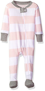 Burt's Bees Baby Girls' Organic Zip Front Sleeper