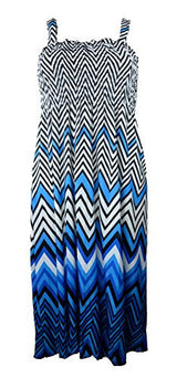 Bright Silky Smooth Smocked Bodice Sun Dress - Assorted Colors