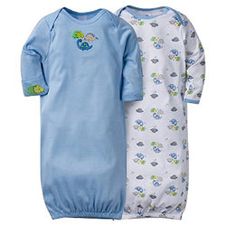Gerber Baby Boys' 2 Pack Gowns