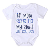 Toddler Baby Boys Girls Aunt Funny Bodysuits Newborn Cotton Rompers