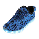 Lynnaa Boy's Girl's 7 Colors Light Up Led Luminous Shoes Flashing Sneakers