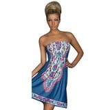 DaySeventh 1pc Women Wrapped Chest Waist Dress Bohemian Casual