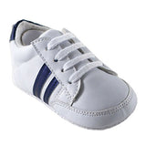 Luvable Friends Basic Stripe Casual Sneaker (Infant) - Free + Shipping