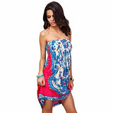 DaySeventh 1pc Women Wrapped Chest Waist Dress Bohemian Casual