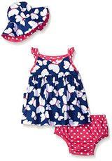 Gerber Girls' Baby 3 Piece Dress Set