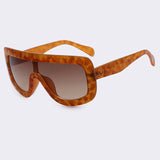 WINLA Newest Unique Women Sunglasses Square Glasses Vintage Big Frame Sun Glasses Acetate Shades Gradient Eyeglasses UV400