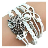 Jovana New Hot Cute Fashion Retro PU Leather Alloy Bracelet Wristlet Bangle Wrist Band Hand Chain - Free + Shipping