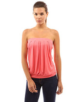 PattyBoutik Women's Pleated Tube Top