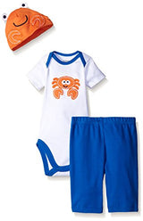 Gerber Baby Boys' 3 Piece Bodysuit, Cap, and Pant Set