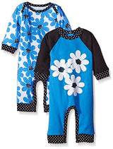 Gerber Baby Girls' 2 Pack Coveralls